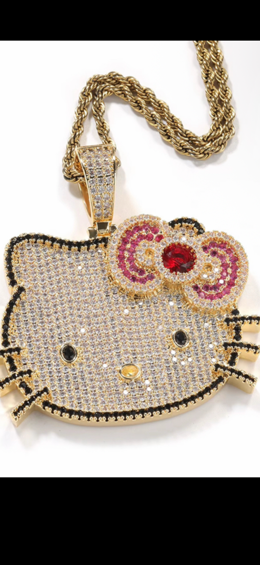 Gatita Brava Necklace 22”