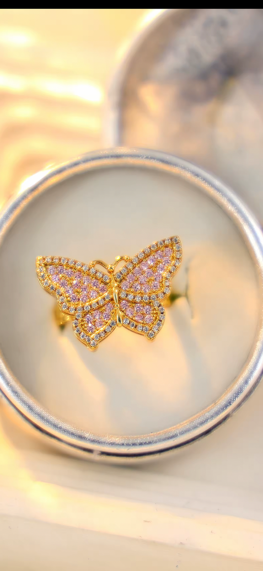 Mariposa Brava Ring 18K